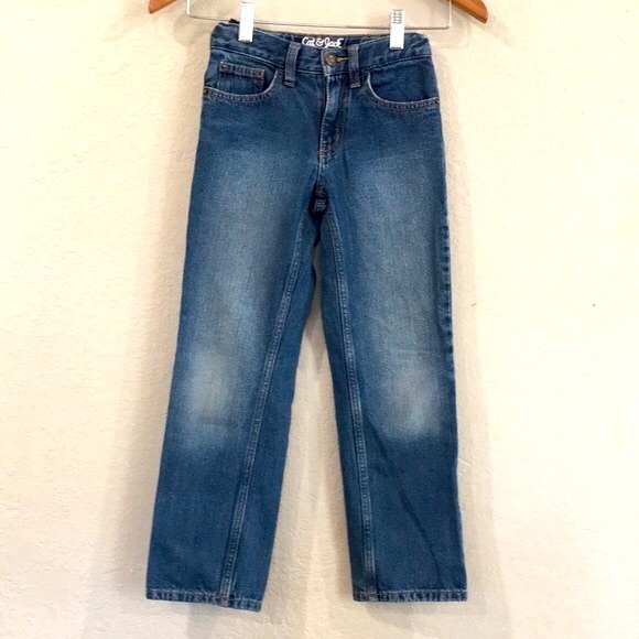 Cat & Jack Bottoms 7bundle Cat Jack Boys Sz 8 Relaxed Fit Jeans 0